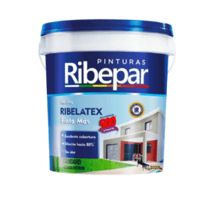 Pintura Ribelatex 500 Blanco Hielo 18Lts