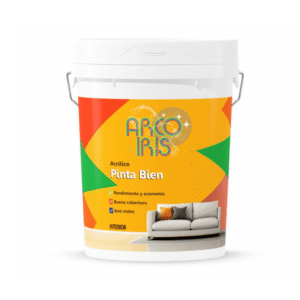 Pintura Ribepar Arcoiris Blanco Hielo 18L