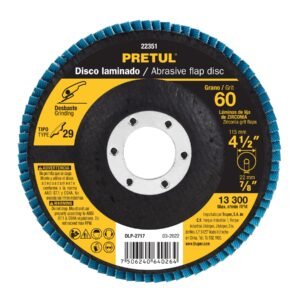 Disco Lija Flap P/Pulir De 4 1/2" Pretul