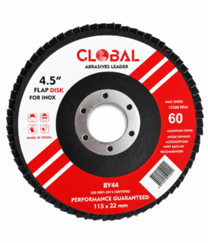 Disco Lija Flap P/Pulir De 4 1/2" Global