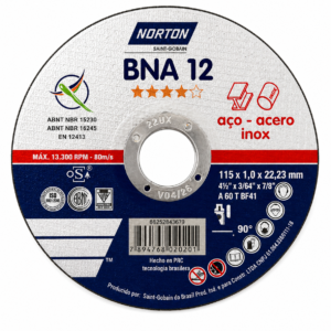 Disco De Corte 4 1/2x3/64 (1mm) Norton