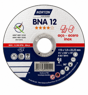 Disco De Corte 4 1/2x3/64 (1mm) Norton