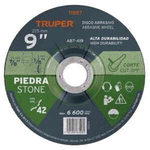 Disco De Corte P/Piedra Nº9 (3.1mm) Truper