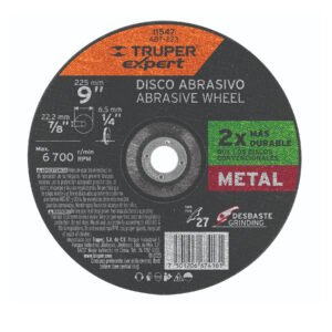 Disco De Desbaste 9" (6.4mm)  Truper