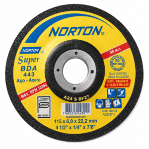 Disco Desbaste 4 1/2"X1/4 (6,0mm) Norton