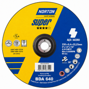 Disco Desbaste 9x1/4x7/8 (6/4mm) Norton