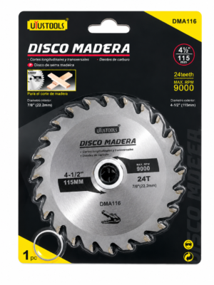 Disco P/Madera Nº4 1/2 De 24t Uyustools